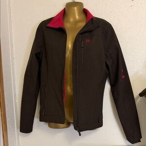 Cinch Brown womens western Jacket with pink Highlights